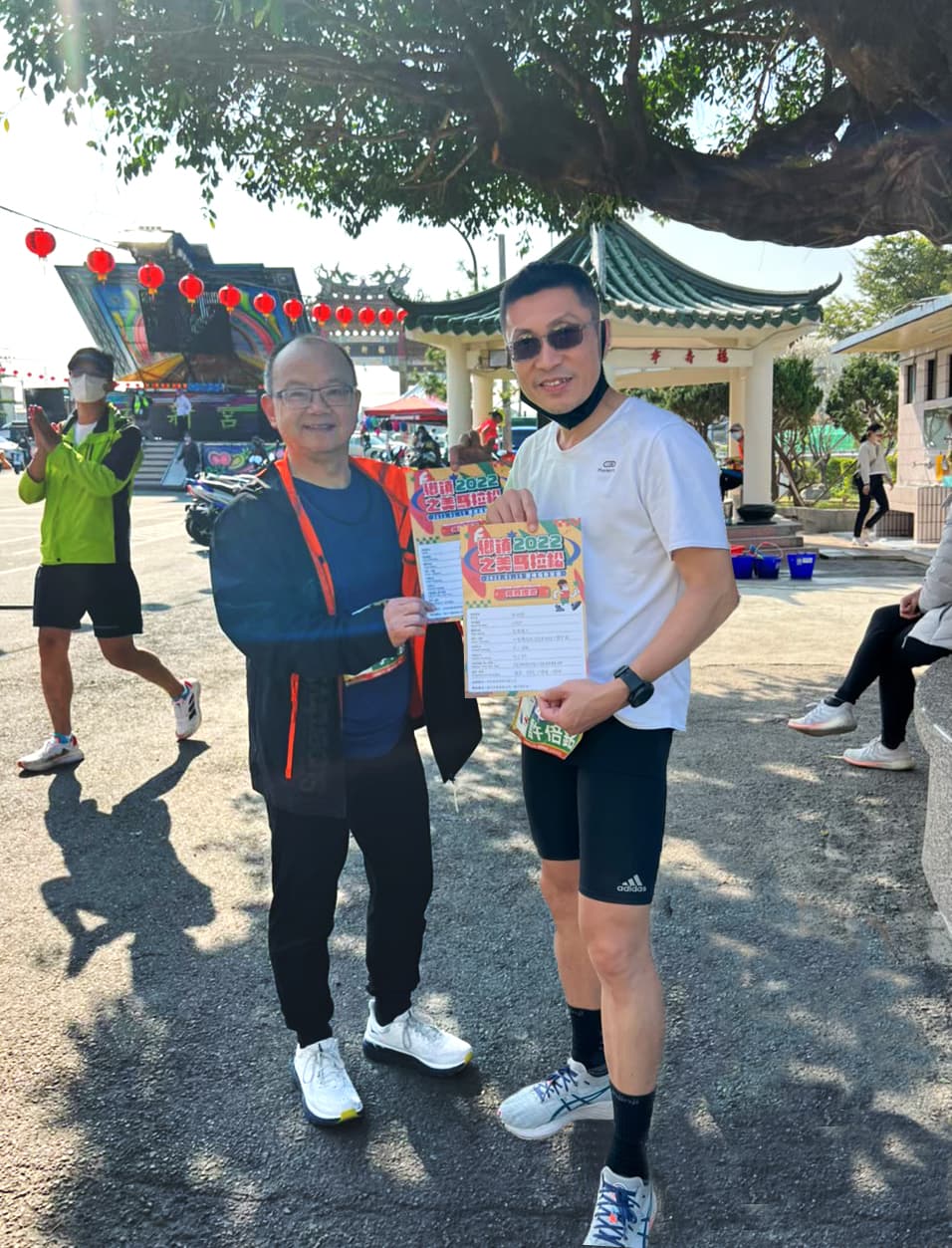 ▲ 李經理參加霧峰福新宮馬拉松-21KM賽事。