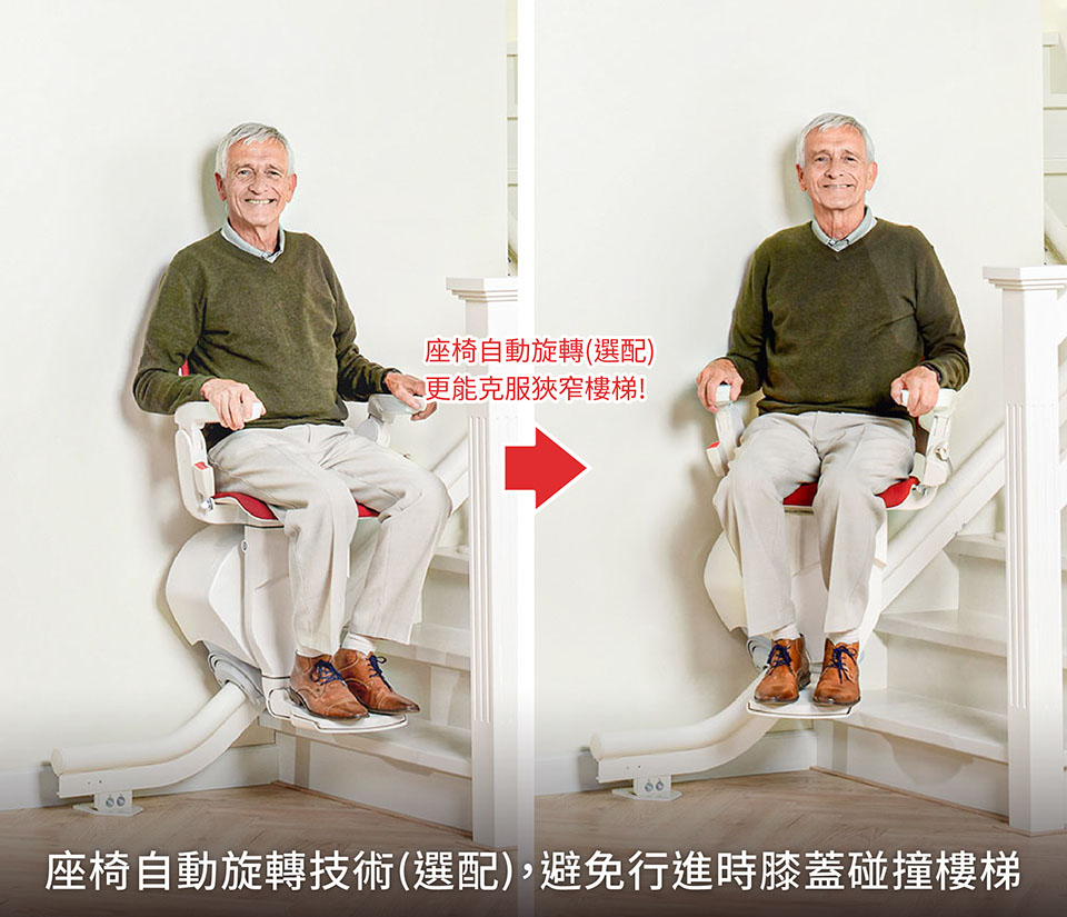膝蓋軟骨磨損怎麼辦？讓泓電樓梯升降椅為你解決疼痛困擾！